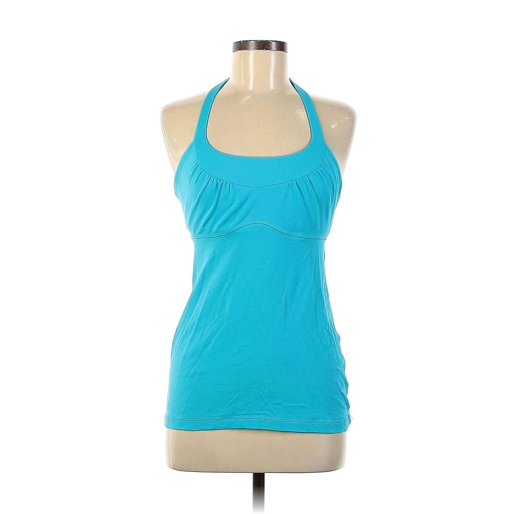 Lululemon Scoop Me Up Tank II Size 8/10 Luan Light WIC71S Spry Blue Strappy - Picture 13 of 14